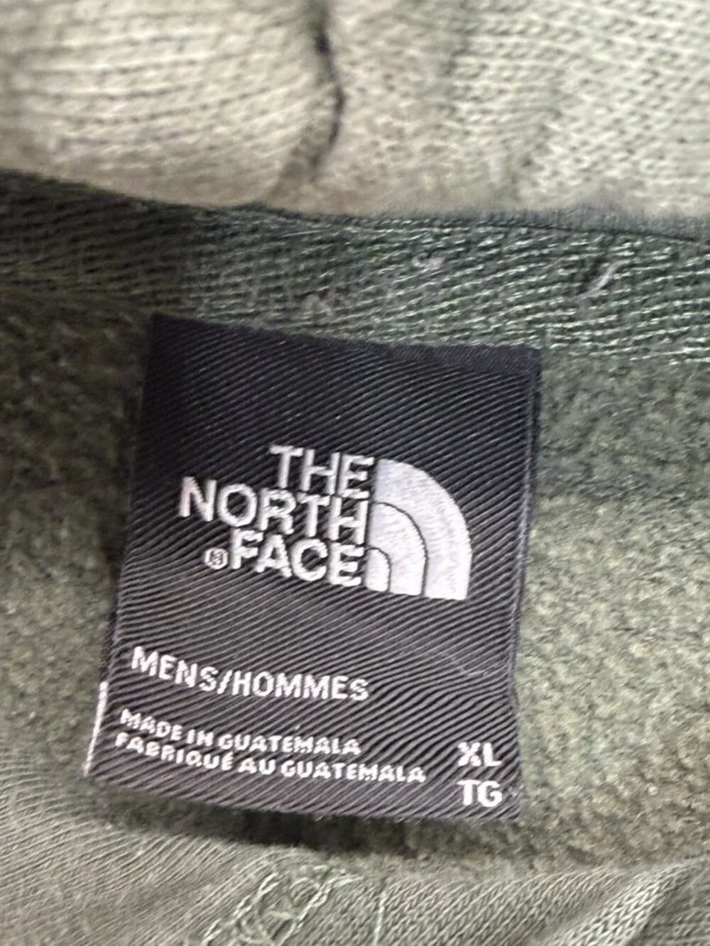 THE NORTH FACE HALF DOME THYME/BLACK PULLOVER HOODIE MEN'S XL GREEN